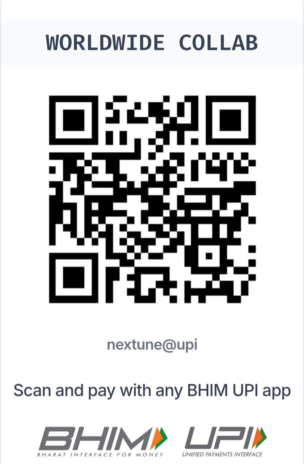 UPI QR Code